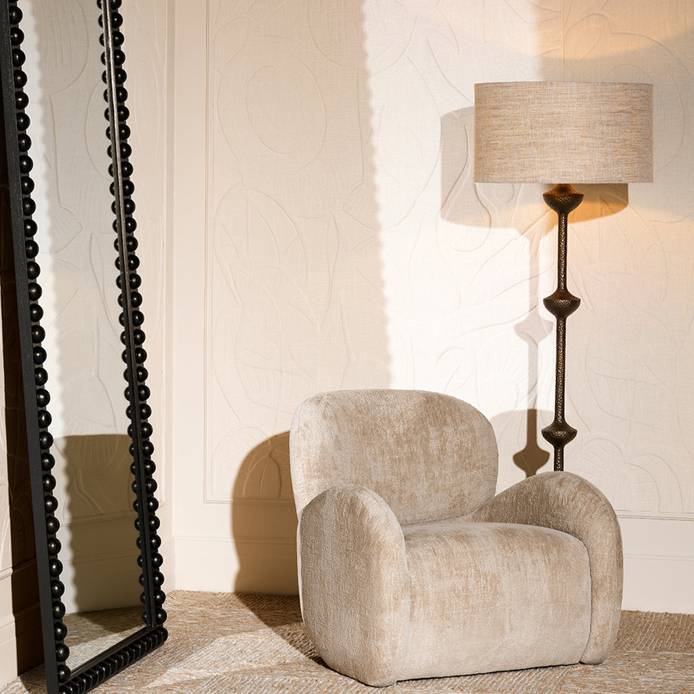 Eichholtz Lucente - Vintage Brass Floor Lamp
