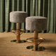Eichholtz Carelton - Swivel Bar Stool, Fabric