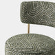 Eichholtz Carelton - Swivel Counter Stool With Back, Fabric