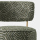 Eichholtz Carelton - Swivel Counter Stool With Back, Fabric