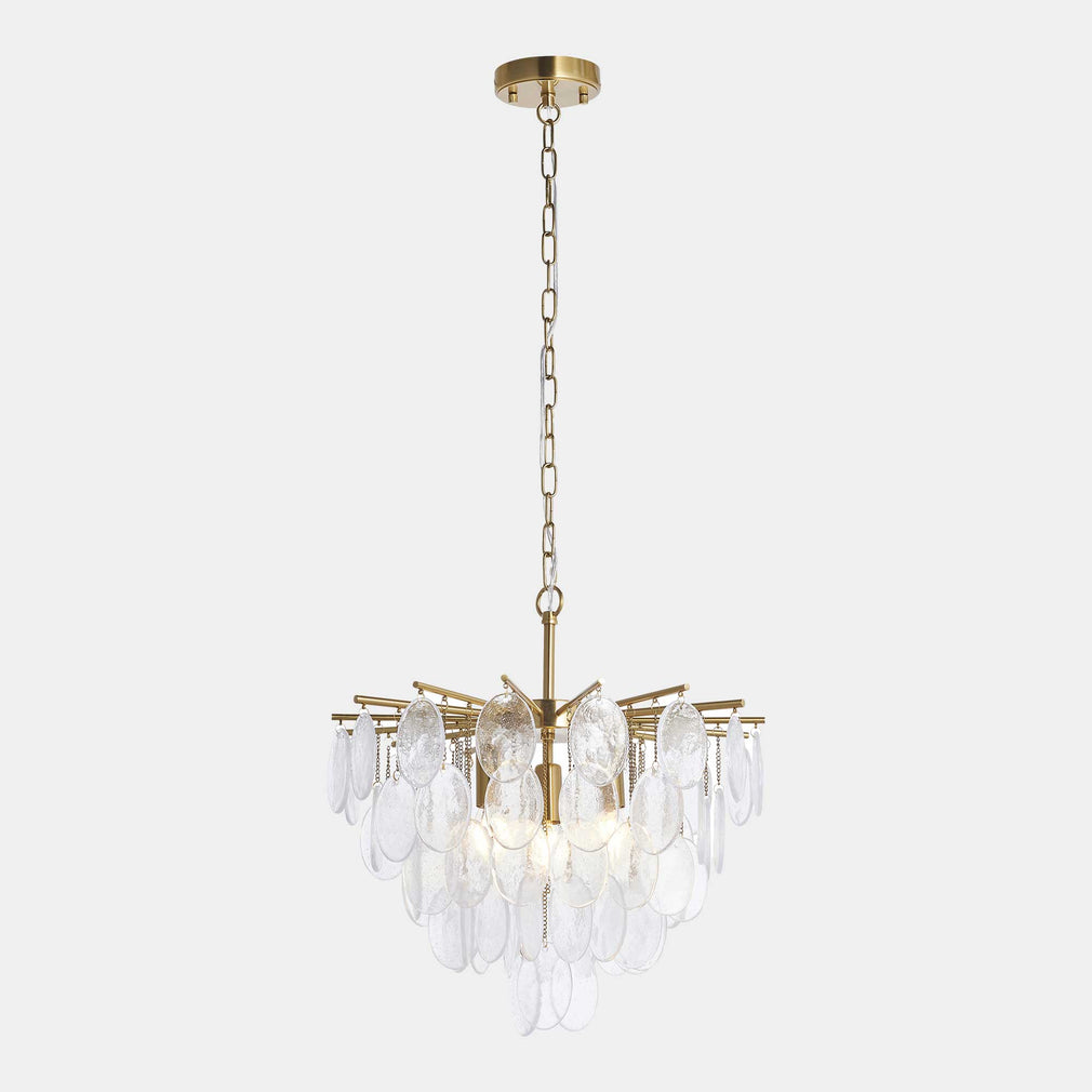 Juliette Brushed Brass - Pendant Ceiling Light, 3 Light
