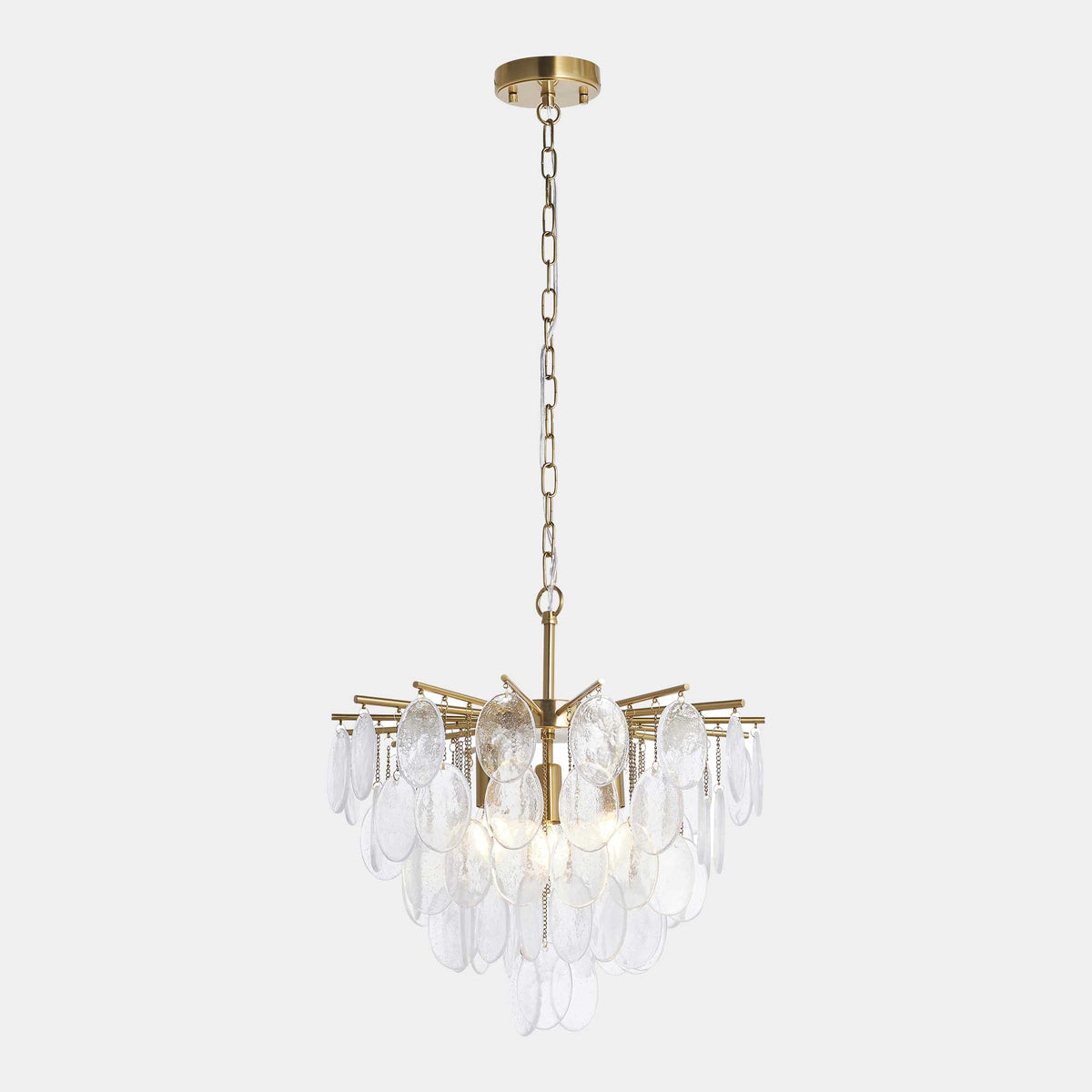 Juliette Brushed Brass - Pendant Ceiling Light, 3 Light