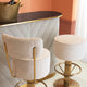 Eichholtz Carelton - Swivel Bar Stool, Fabric