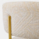 Eichholtz Carelton - Swivel Bar Stool With Back, Fabric