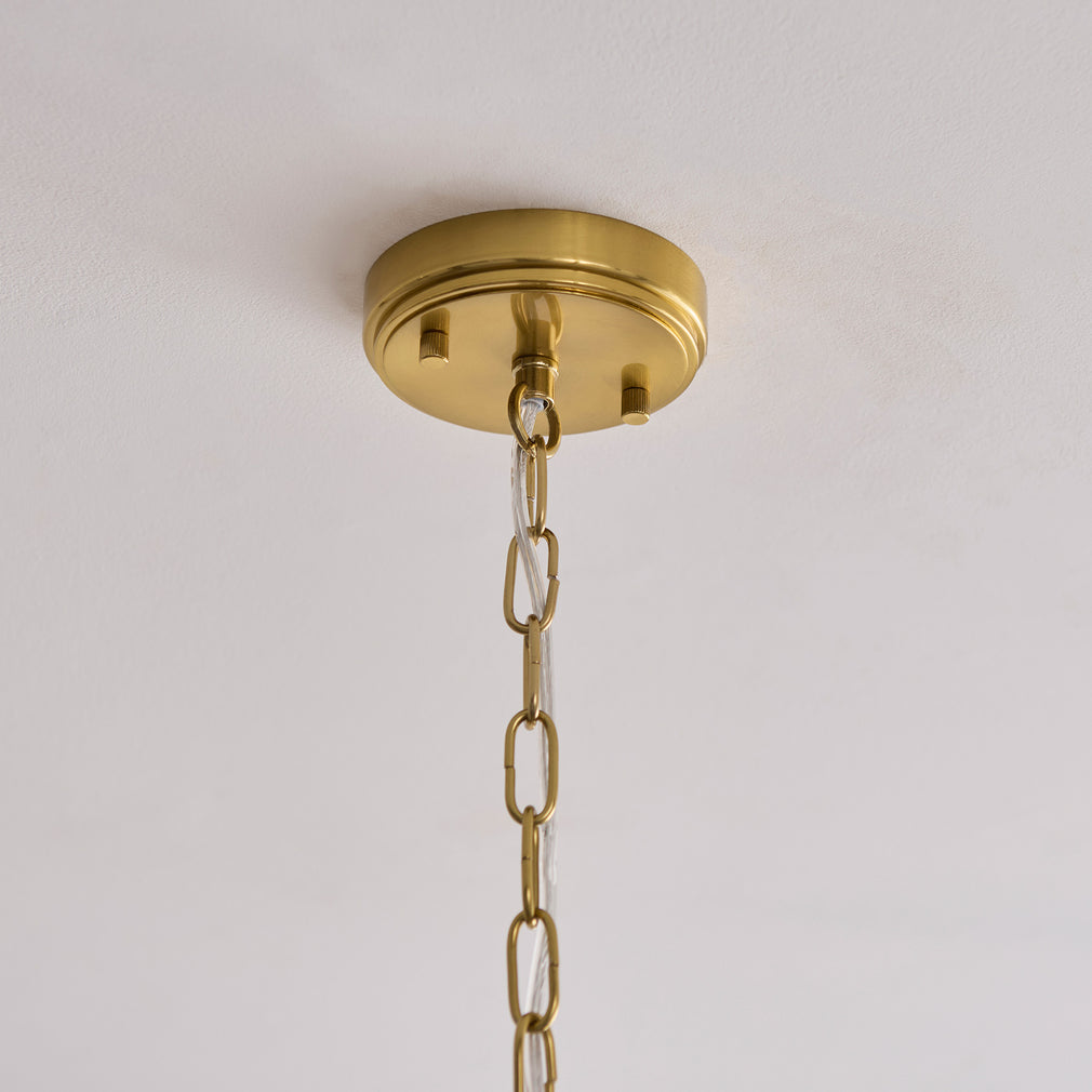 Halston Champagne - Pendant Ceiling Light, 6 Light