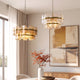 Halston Champagne - Pendant Ceiling Light, 6 Light