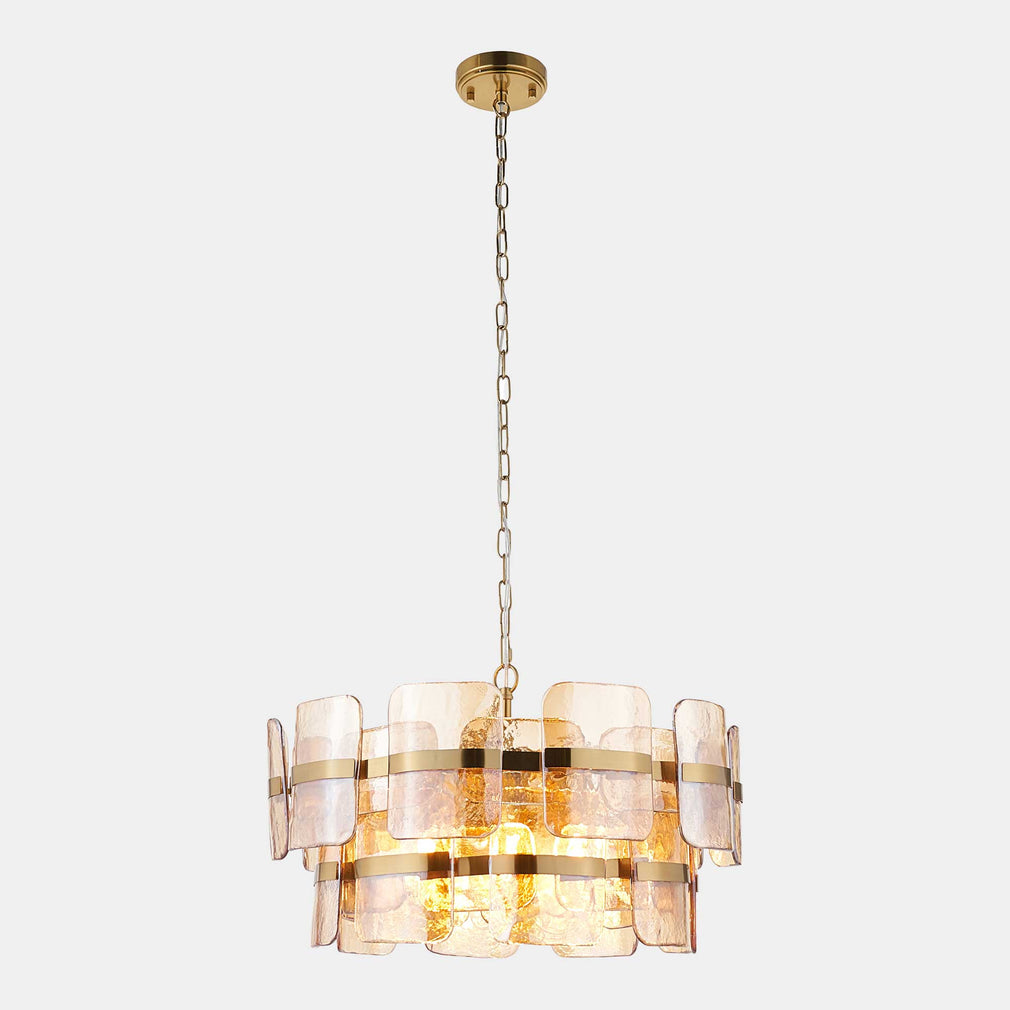 Halston Champagne - Pendant Ceiling Light, 6 Light