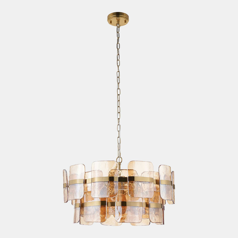 Halston Champagne - Pendant Ceiling Light, 6 Light
