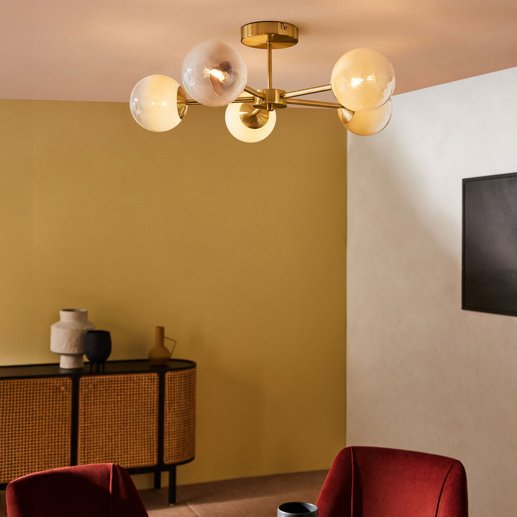 MADE Globe Ombre - Ceiling Light, 5 Light
