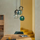 MADE Ilaria Blue - Pendant Ceiling Light, 5 Light