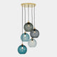 MADE Ilaria Blue - Pendant Ceiling Light, 5 Light
