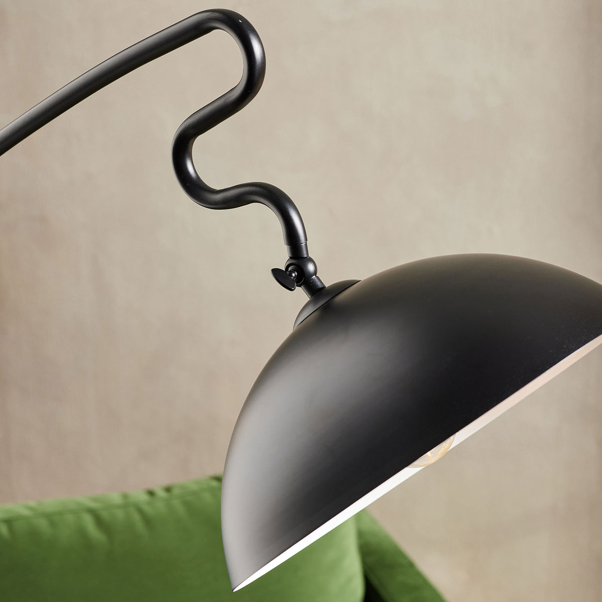 MADE Avery Black Wood - Floor Lamp