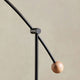 MADE Avery Black Wood - Floor Lamp
