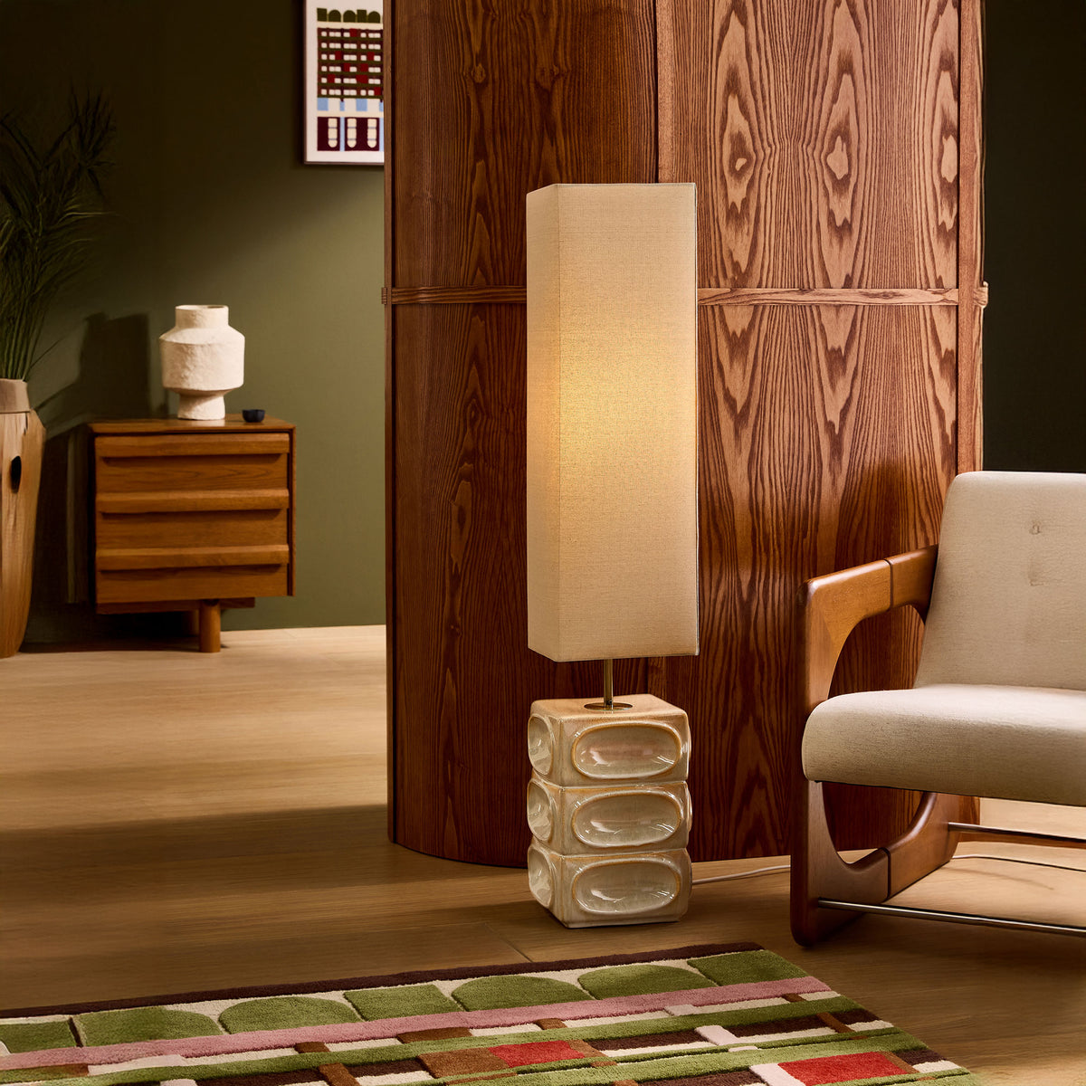MADE Nell Cream - Floor Lamp