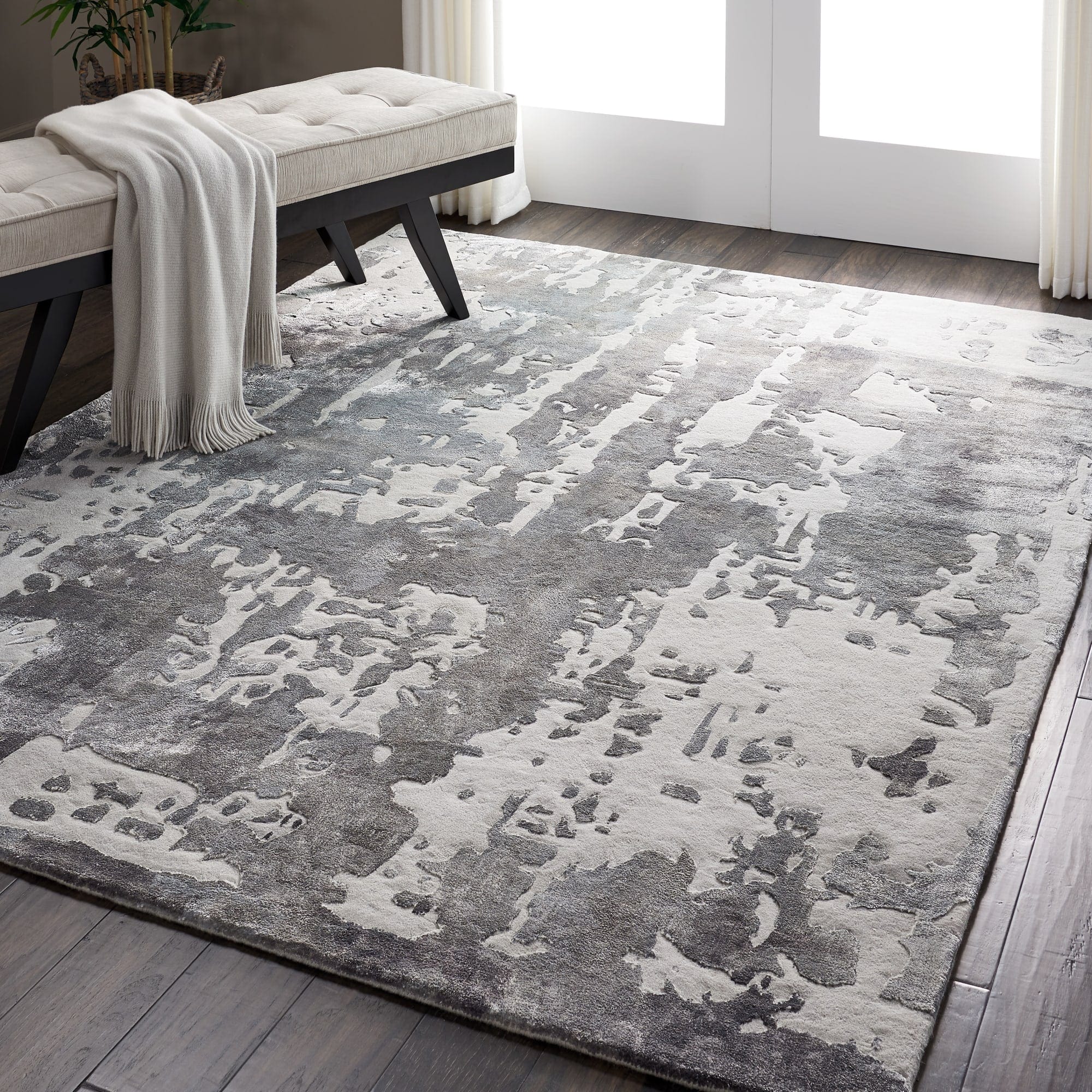 Prismatic PRS12 - Silver Grey Rug