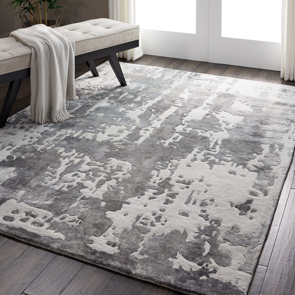 Prismatic Rug Silver Grey 114 x 175cm