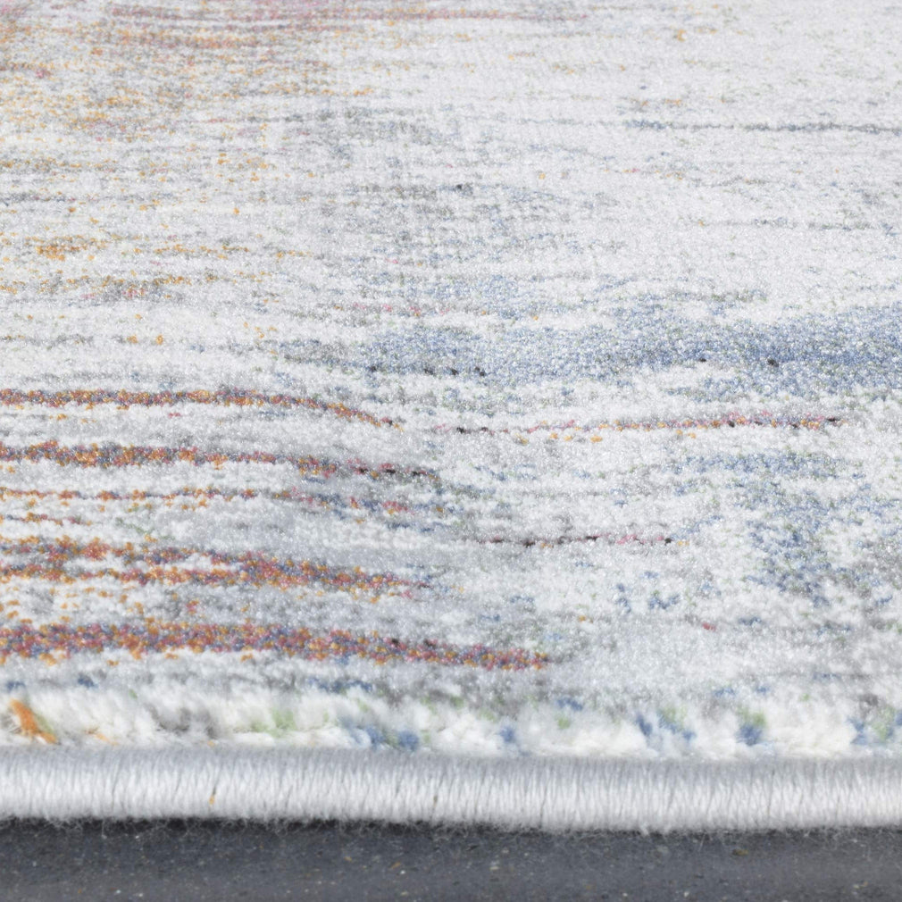 Galleria - Patterned Rug, Blue