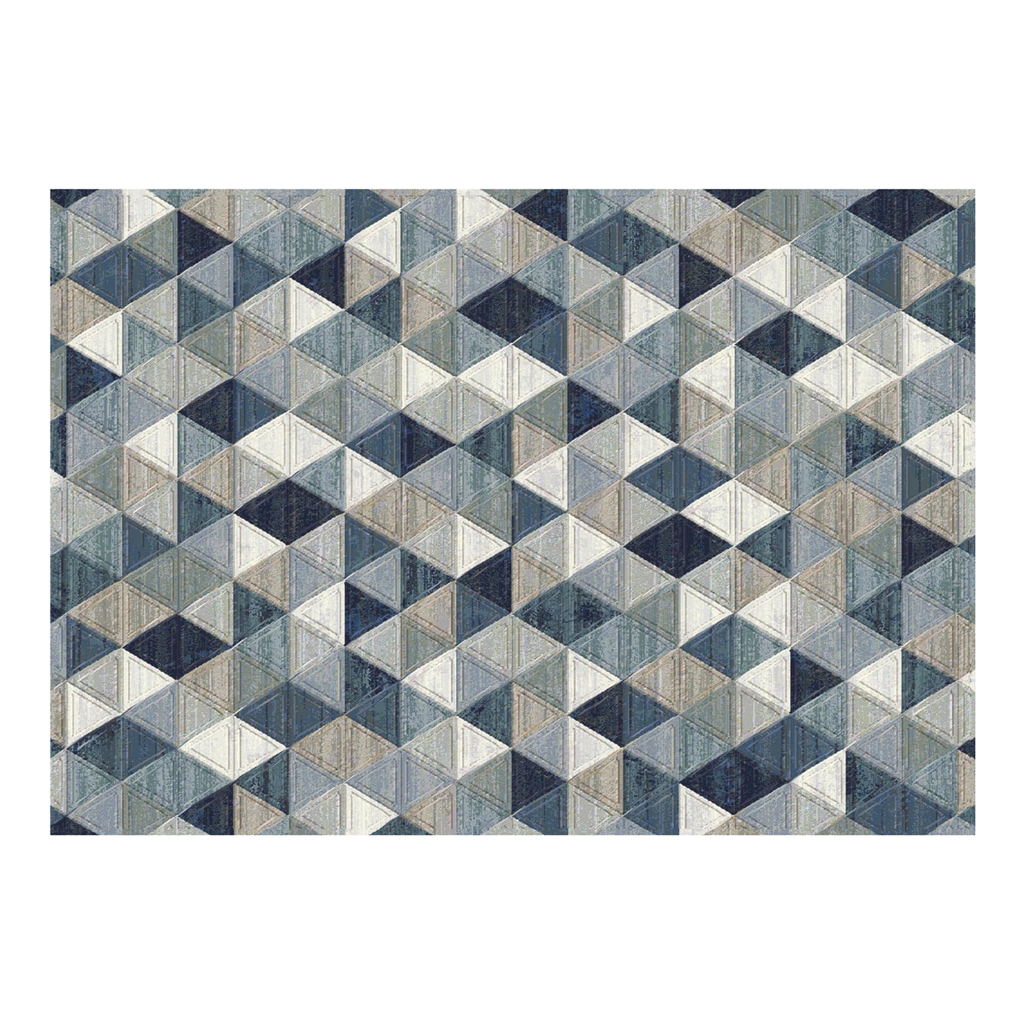 Galleria Rug 063-0263-5161 Blue Triangles 120 x 170cm