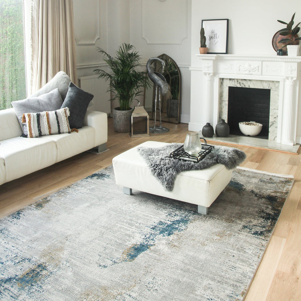 Toros Rug Illusion Ice Blue 120cm x 180cm