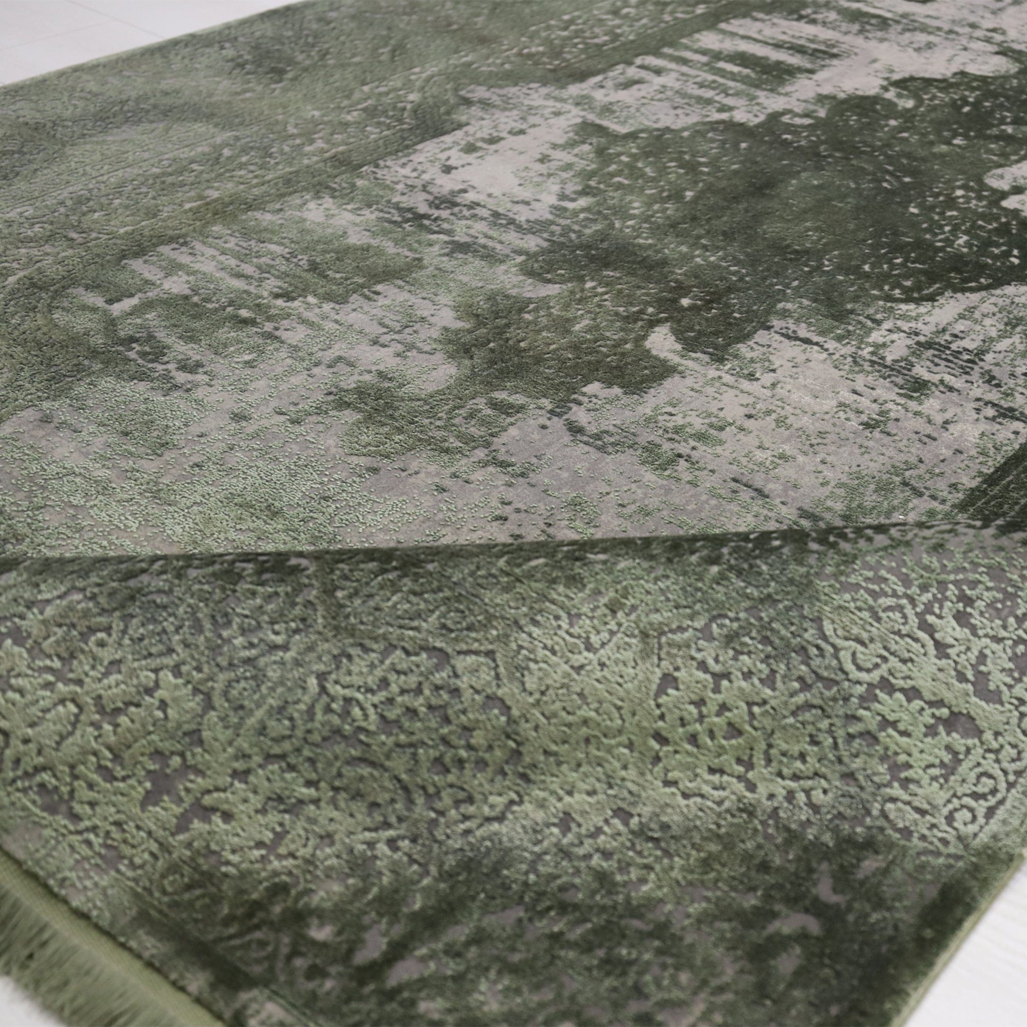 Overdyed Rug Green 160cm x 230cm