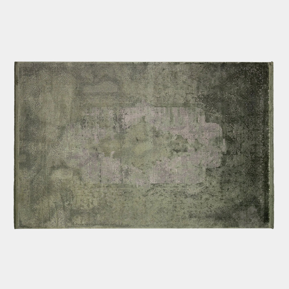 Overdyed - Dyed Rug Green