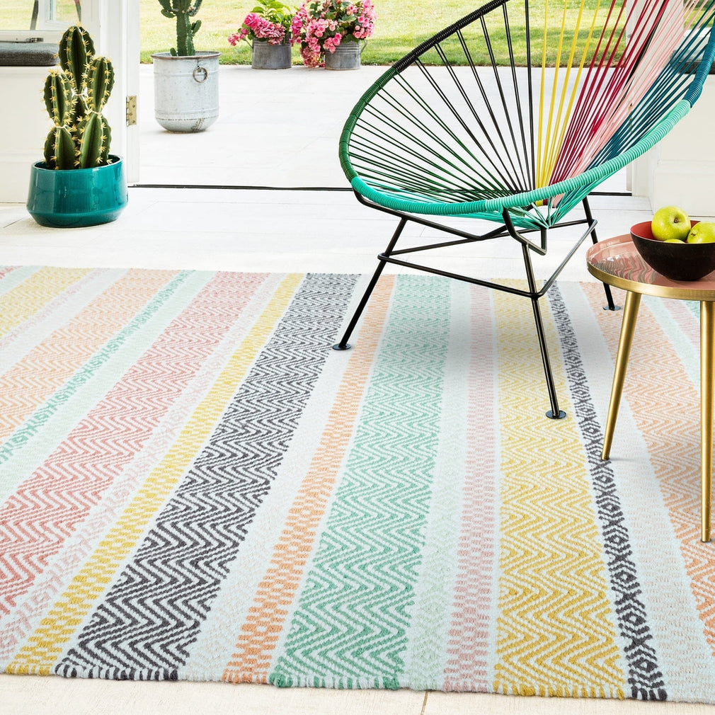 Boardwalk Rug - Pastel Multi 200cm x 290cm