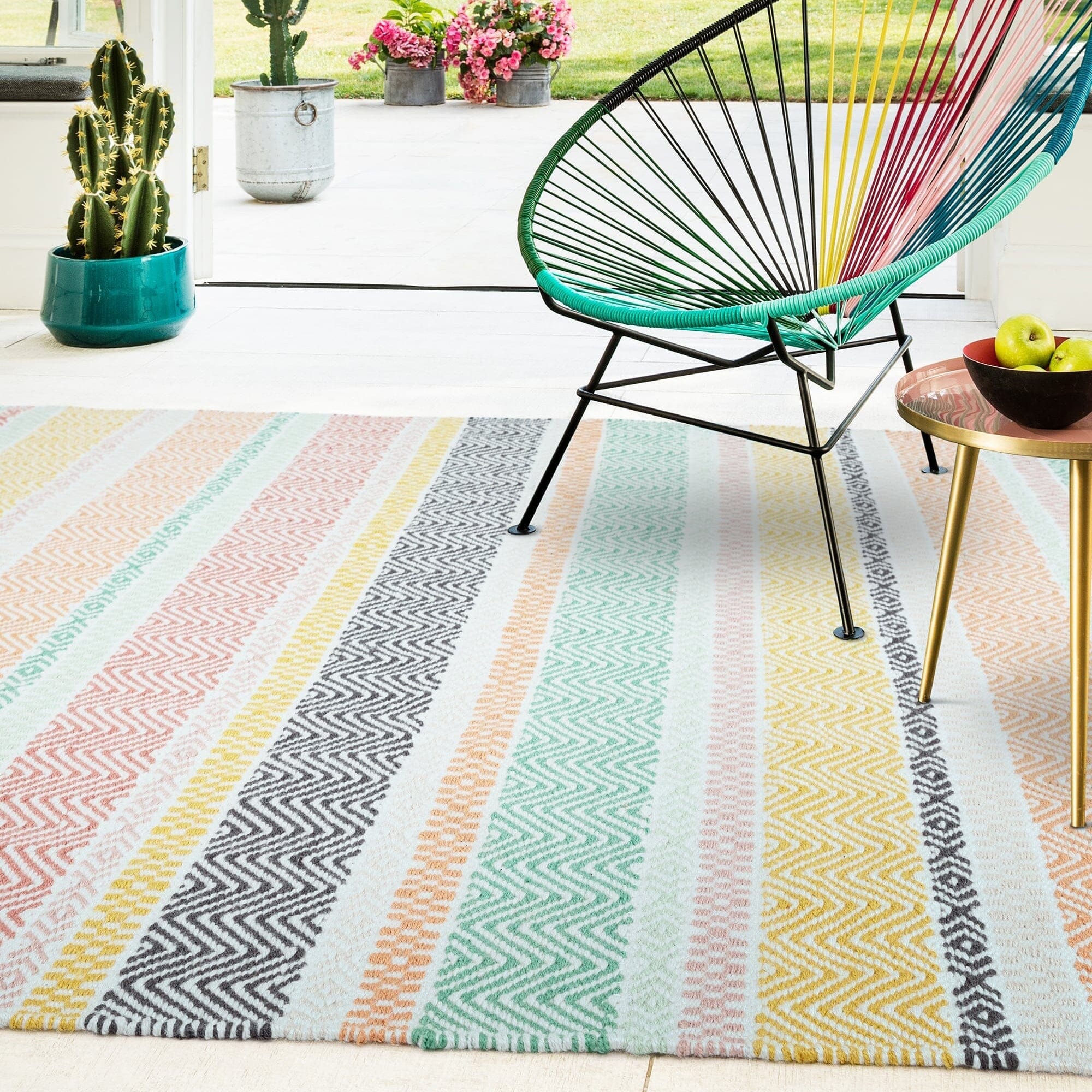 Boardwalk Rug - Pastel Multi 200cm x 290cm