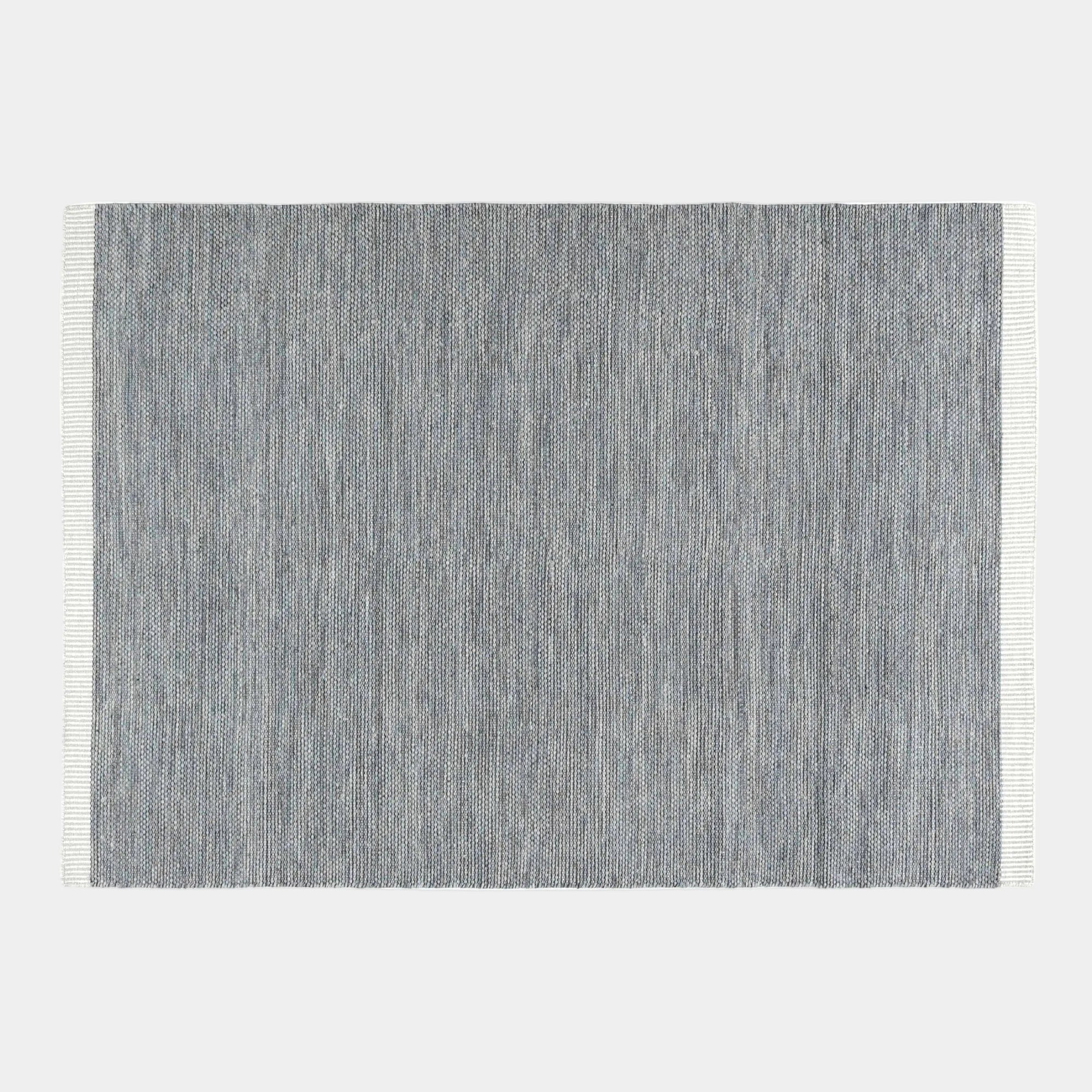 Atlas Light Grey - Wool Rug, 200cm x 300cm