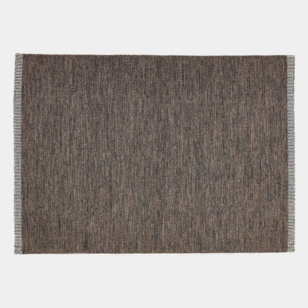 Atlas - Wool Rug Brown Black