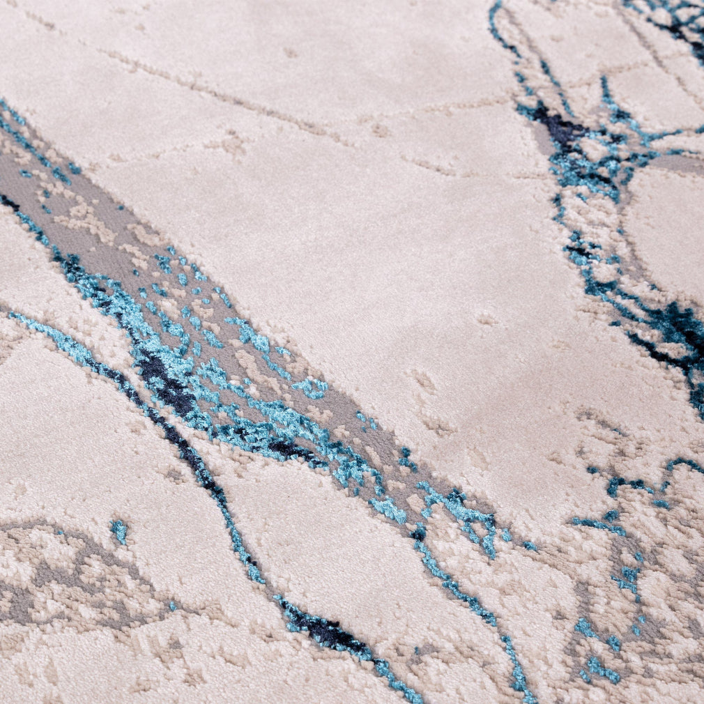 Aurora Quake - Abstract Rug