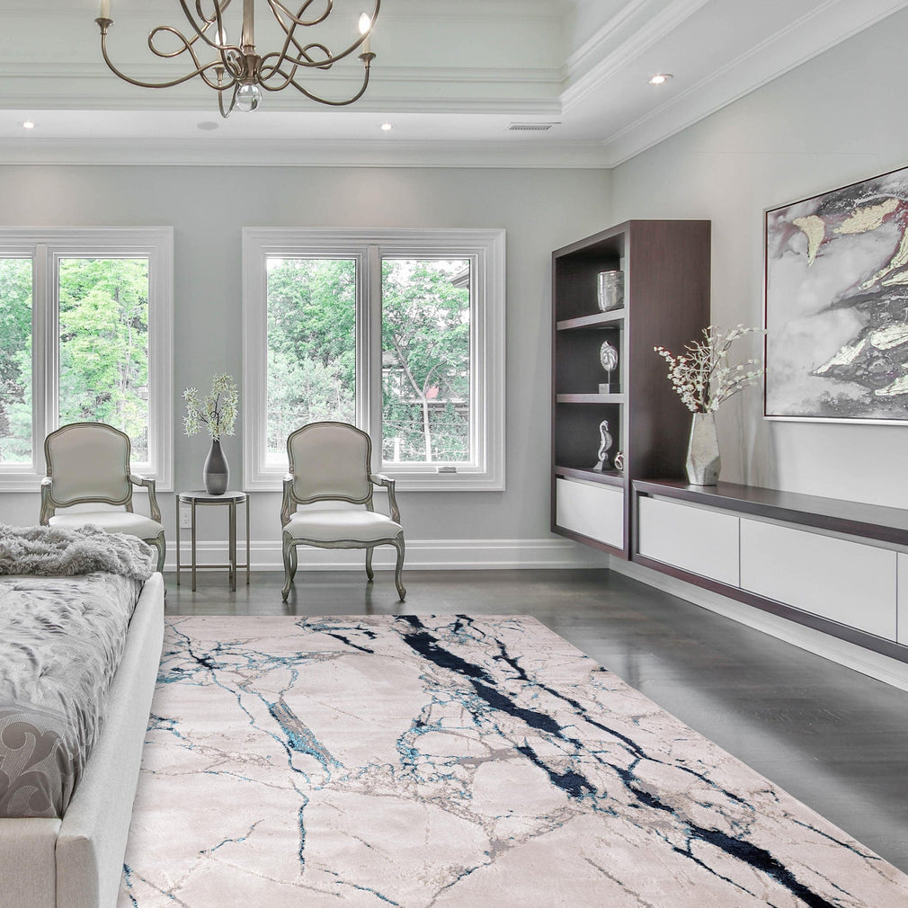 Aurora Quake - Abstract Rug