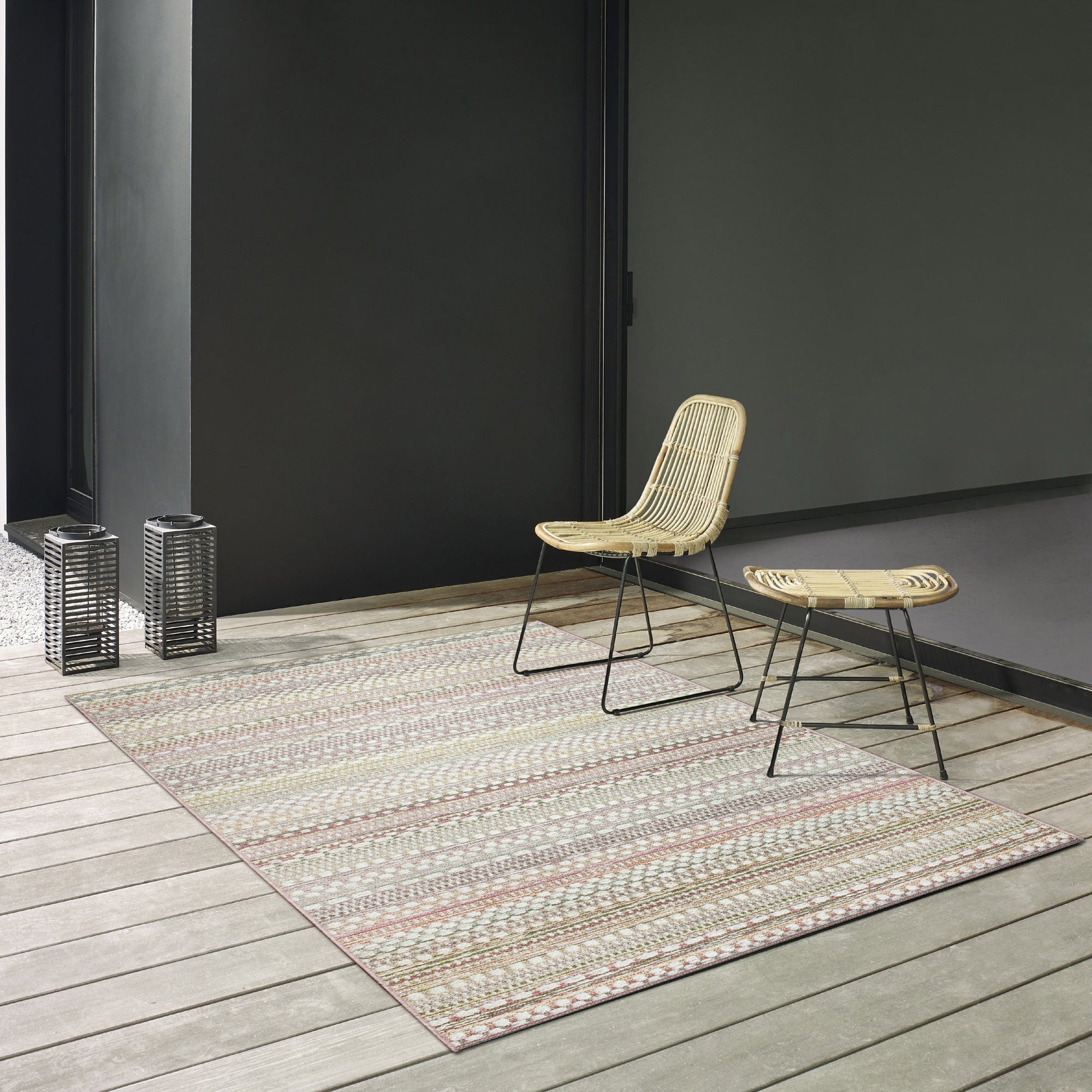 Brighton Rug - 098-0570 9008-99 Pink Multi 120cm x 170cm