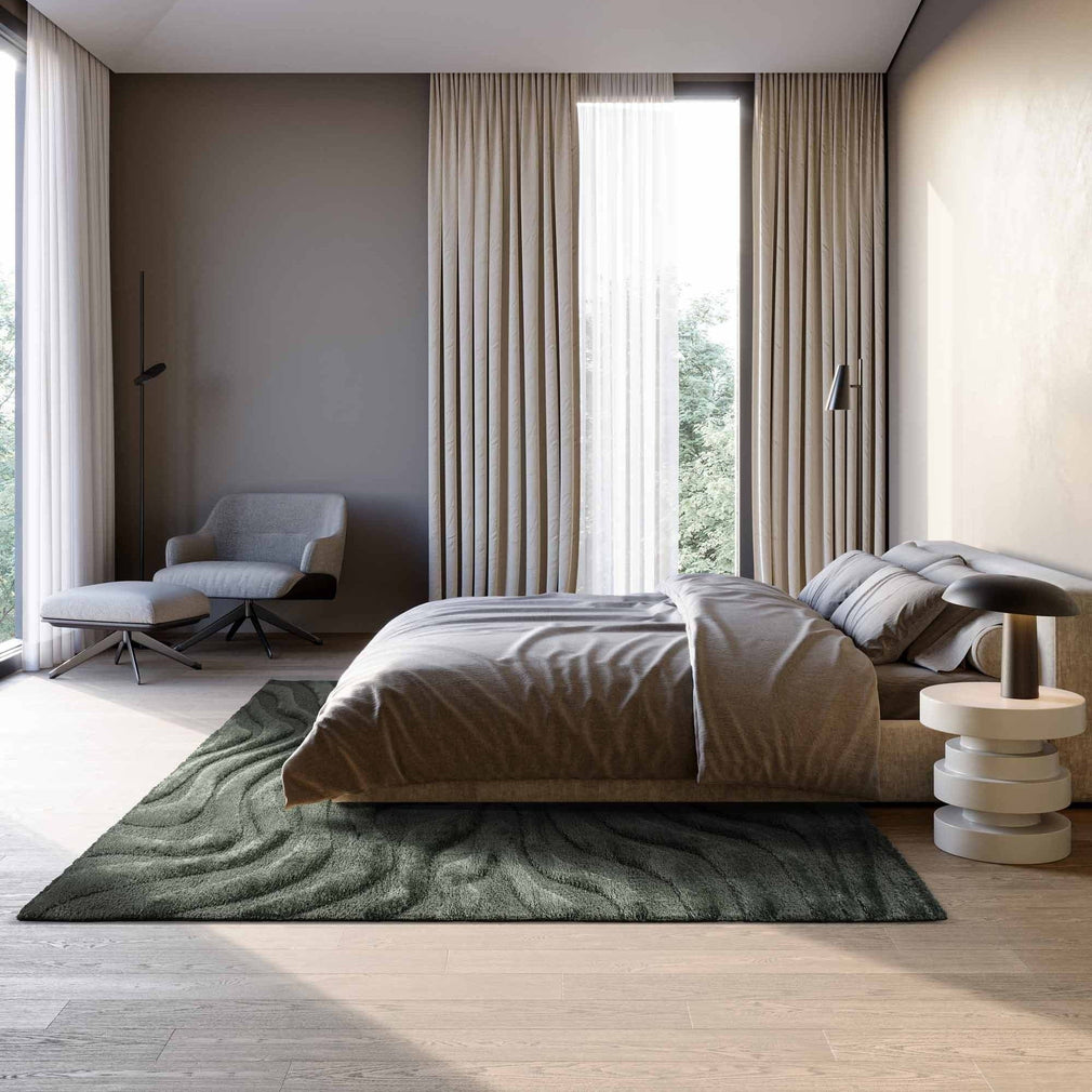 Cleo Rug 013-0020-4373 Green 133cm x 195cm