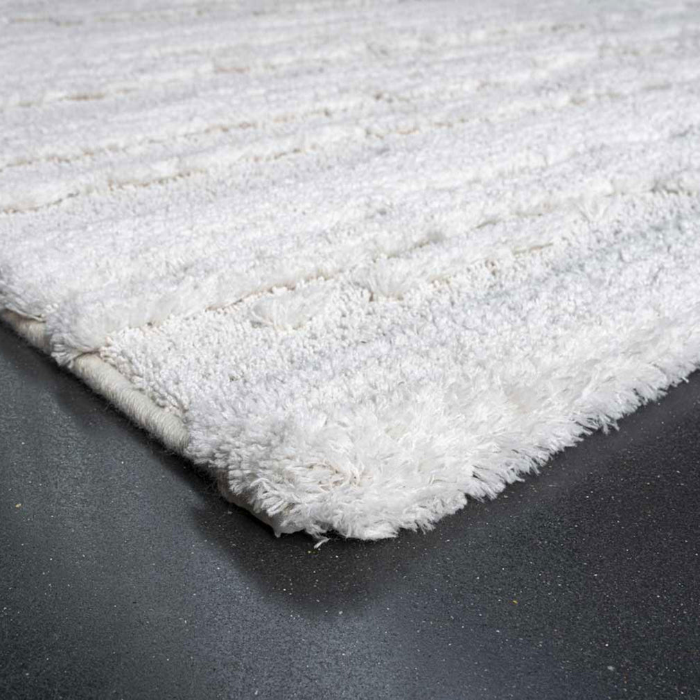 Cleo - Striped Rug Ivory 160cm x 230cm