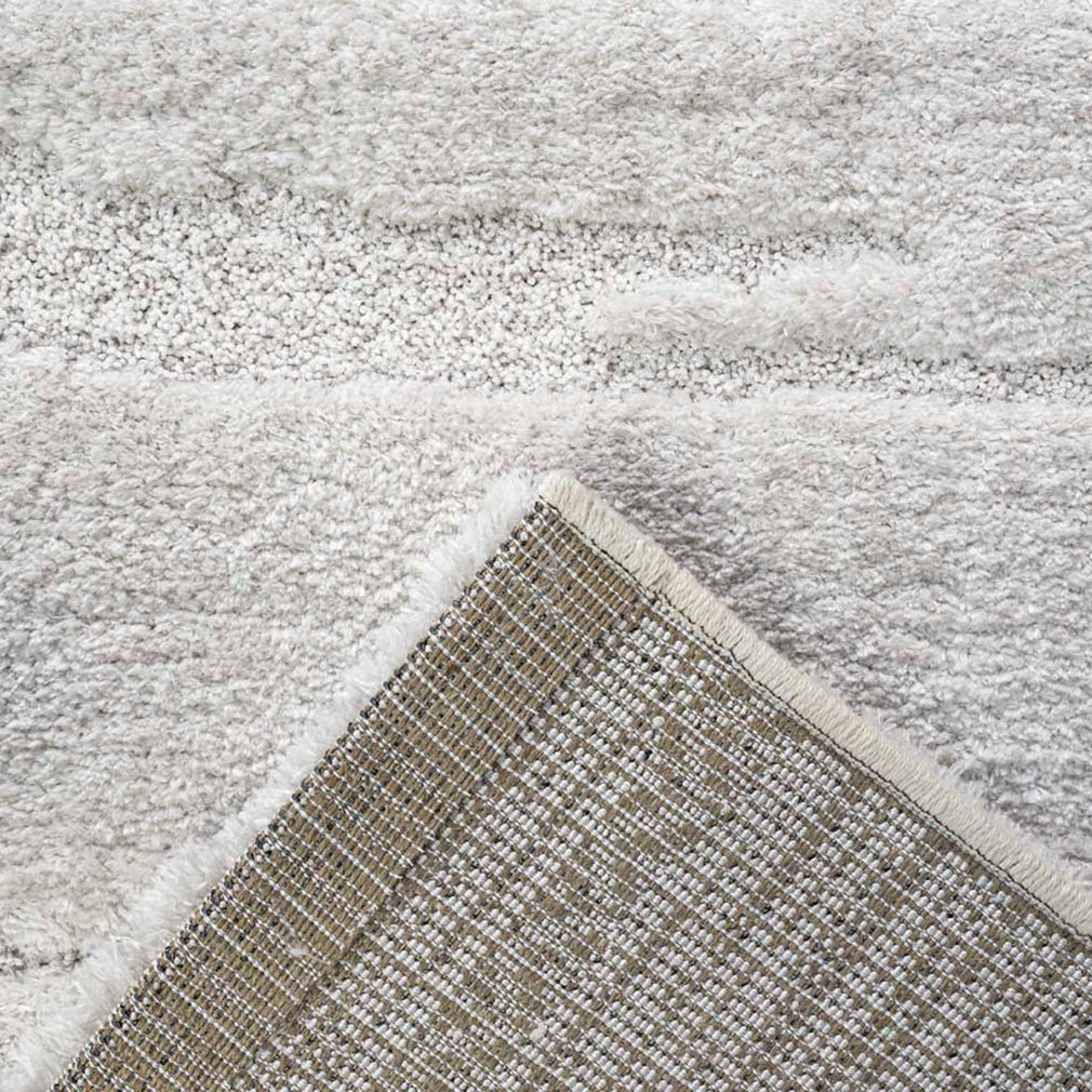 Cleo - Striped Rug Ivory 160cm x 230cm