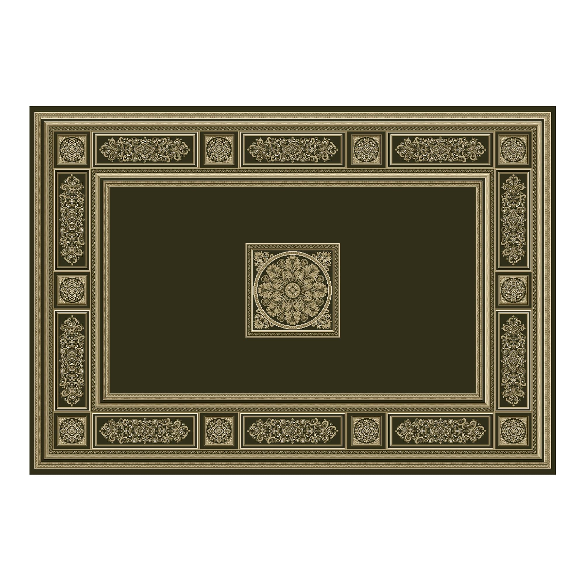 Da Vinci Rug Black/Cream 057-0801-3233 80cm x 150cm