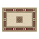 Da Vinci Rug Cream/Red 057-081-6414 80cm x 150cm