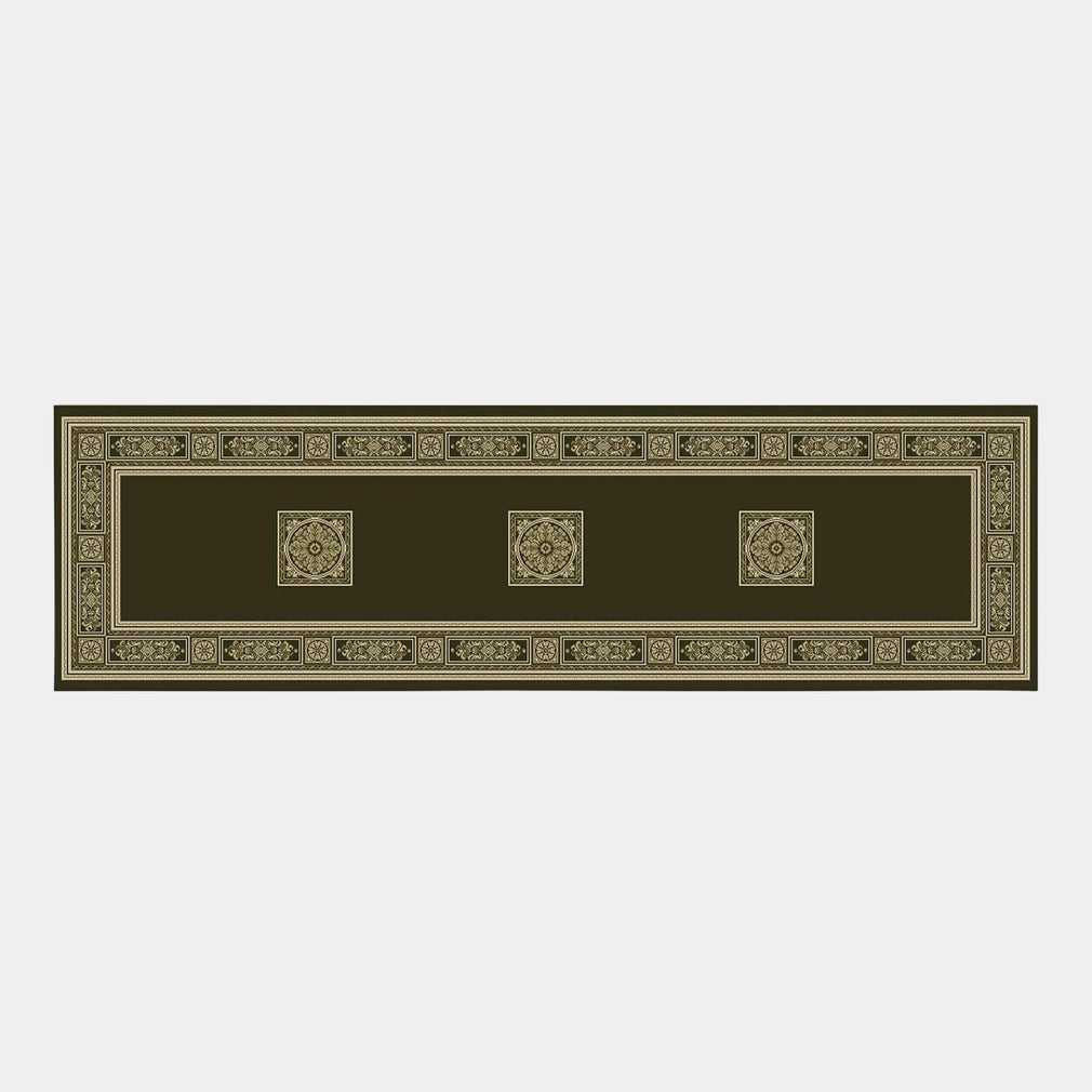 Da Vinci - Runner Rug Black Cream - 057-0801-3233