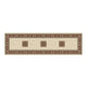Da Vinci Rug Cream/Red 057-081-6414 67cm x 230cm