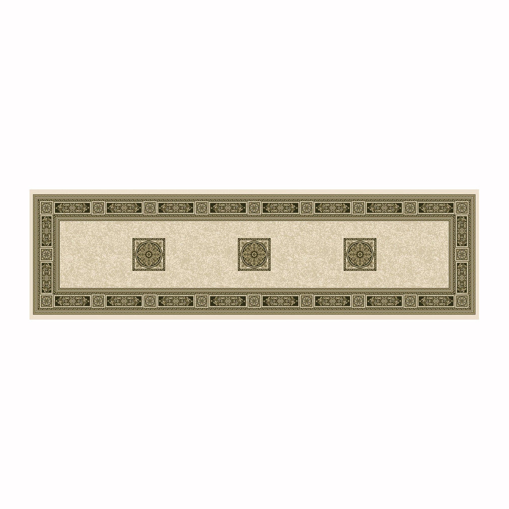 Da Vinci Runner Cream/Black 057-0801-6223 67cm x 230cm