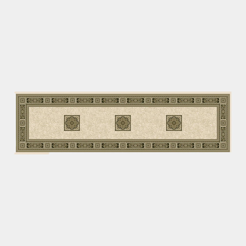 Da Vinci - Runner Rug Cream Black - 057-0801-6223