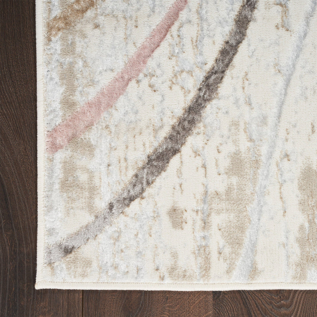 Glitz Rug - Ivory Multi 66cm x 229cm Runner Rug