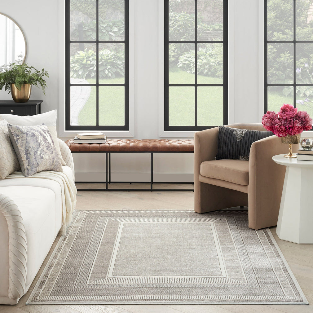 Glitz Rug GLZ07 Silver 119cm x 180cm