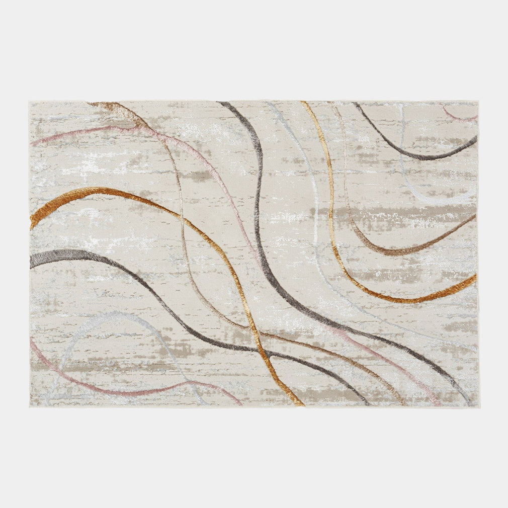 Glitz Natural - Patterned Rug Ivory Multi