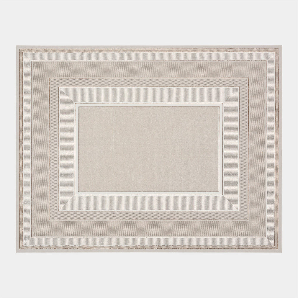 Glitz Natural - Patterned Rug Ivory