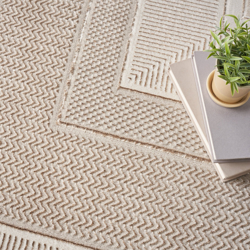 Glitz Natural - Patterned Rug