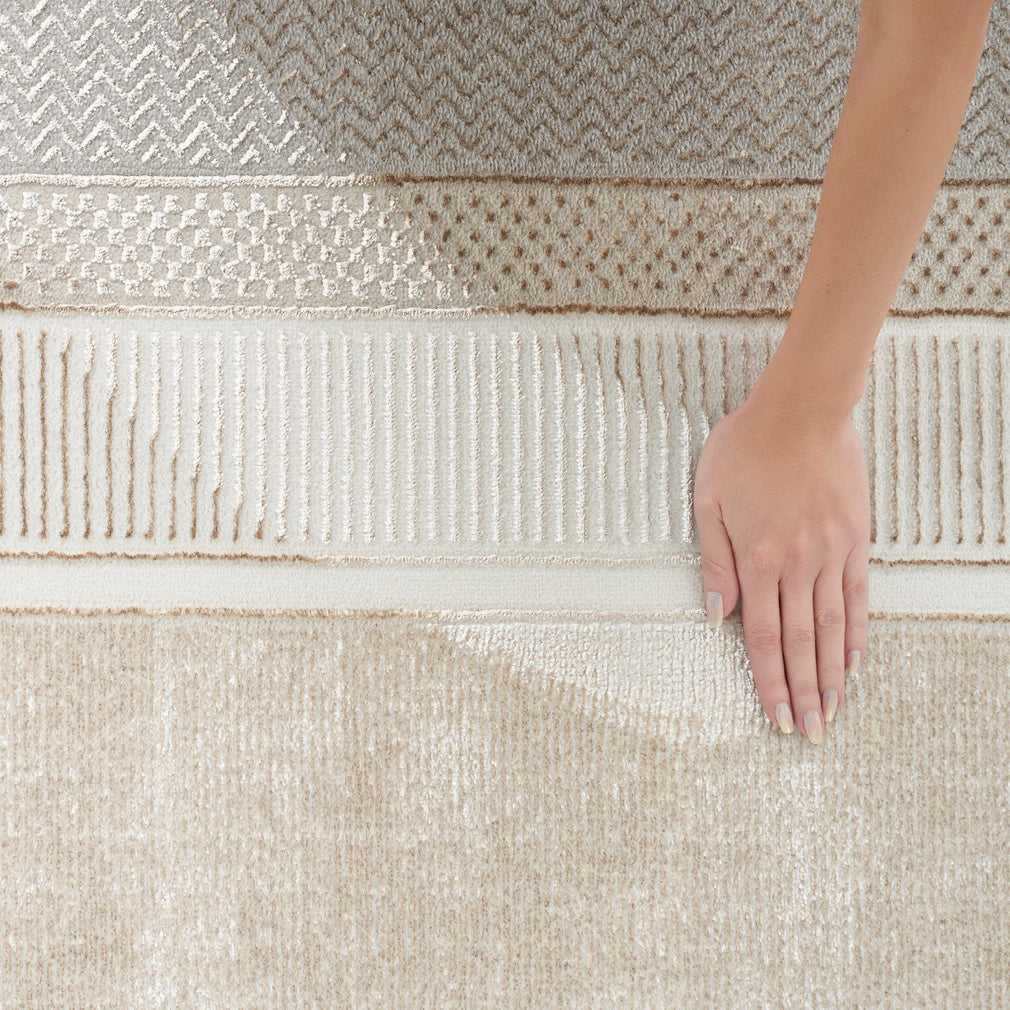 Glitz Natural - Patterned Rug