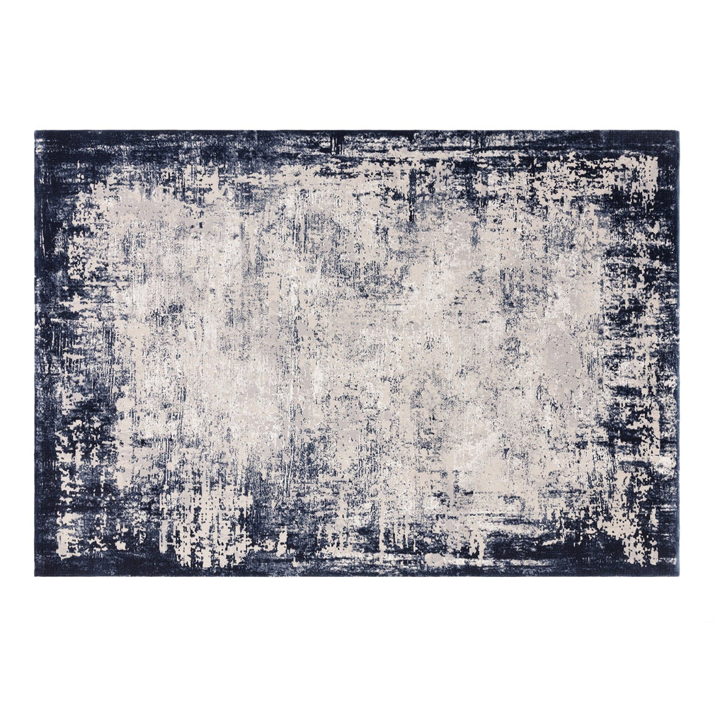 Kuza - Border Rug Border Navy