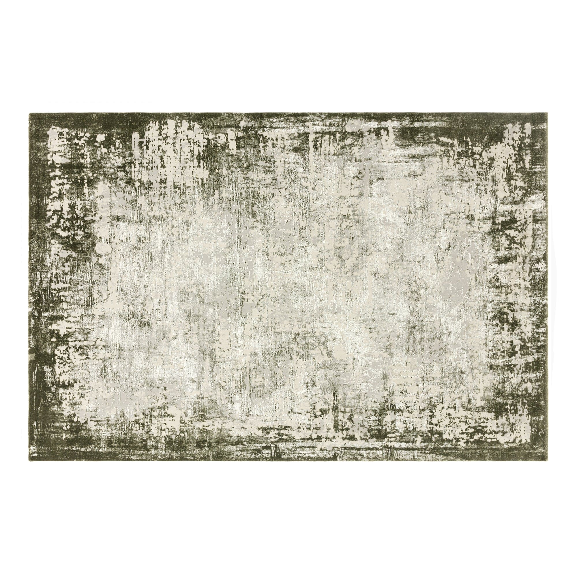 Kuza - Border Rug Border Green