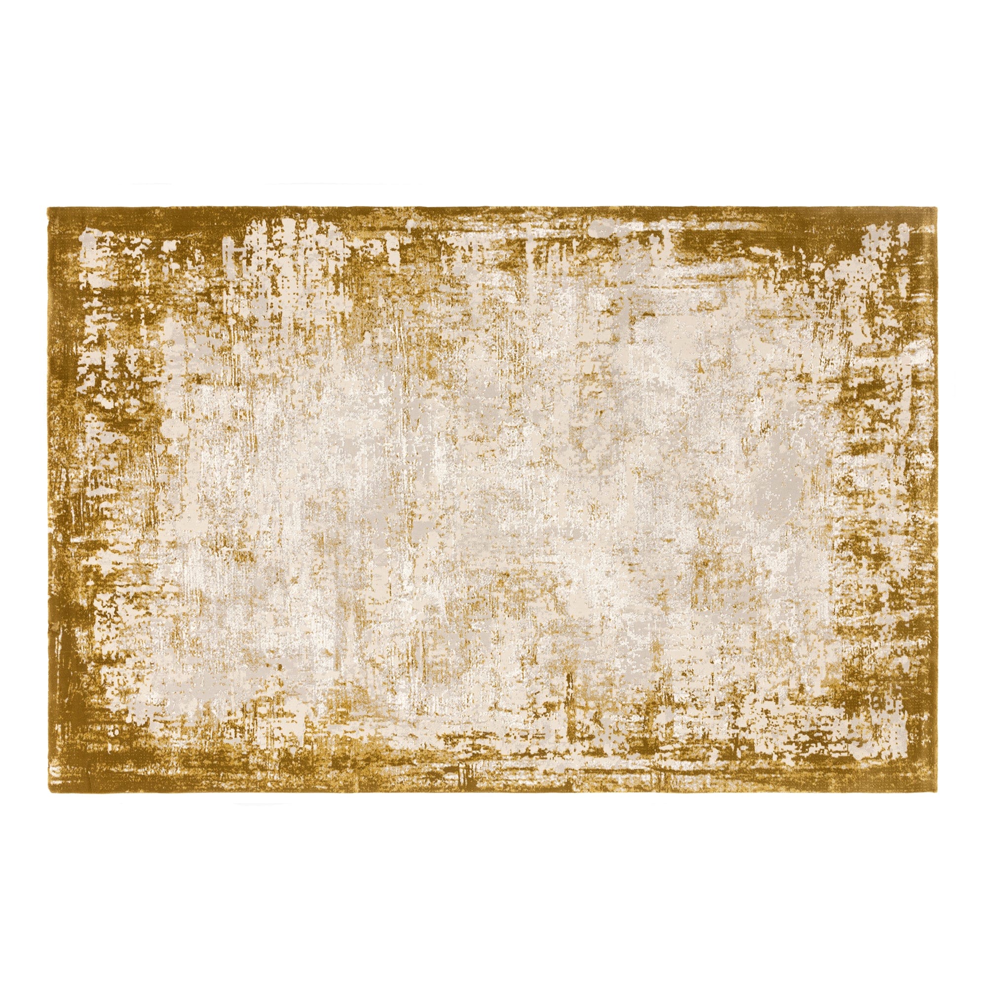 Kuza Border Rug Gold 120cm x 170cm